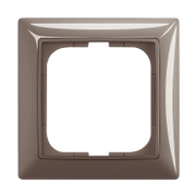 Декоративна рамка ABB за ключове и контакти един модул  сива, Basic55 - product - 028 ABB4297
