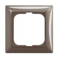 Декоративна рамка ABB за ключове и контакти един модул  сива, Basic55
