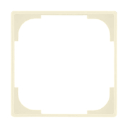 Декоративна рамка ABB за ключове и контакти един модул  слонова кост, Basic55 - product - 028 ABB4302