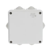 Разклонителна кутия ABB PVC, противовлажна  открит монтаж, 100x100x50 мм, 44 IP, сива, System Pro E M008160000 - product - 028 ABB4332
