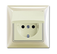 Електрически противовлажен контакт ABB единичен скрит монтаж  16 A, 44 IP, слонова кост, 20 EUCKD-92-507 - product - 028 ABB4430