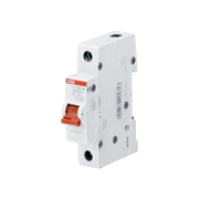 Прекъсвач ABB ръчен товаров еднополюсен шалтер 63 A, 10 kA, 1P, 240 V, SHD201/63 - product - 028 ABB4615