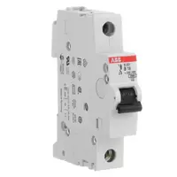 Автоматичен еднополюсен прекъсвач ABB за DIN шина крива B  16 A, 230 V, 6 kA, 1P, S201-B16