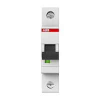 Автоматичен еднополюсен прекъсвач ABB за DIN шина крива C  16 A, 230 V, 6 kA, 1P, SH201-C16