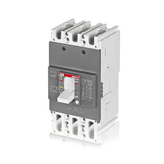 Прекъсвач мощностен ABB автоматичен тип А-1 фиксиран  125 A, 25 kA, 3P, 690 V, Sace Formula A1B 125 TMF 125-1250 3p F F