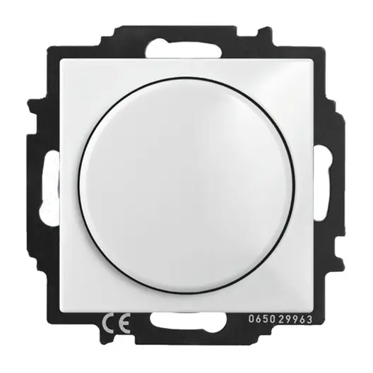 Електрически димиращ ключ ABB скрит монтаж с монтажна рамка  10 A, бял, 2251 UCGL-94-507