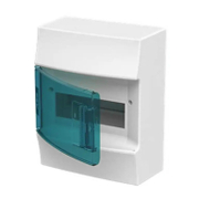 Табло електроразпределително ABB апартаментно за открит монтаж  257x220x120 мм, 41 IP, бяло, 8 модула, RES08x120-A2 - product - 028 ABB1085