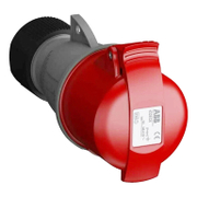 Електрически промишлен контакт ABB трифазен противовлажен мобилен  3P+N+E, 16 A, 44 IP, червен, 416-C6 - product - 028 ABB1860