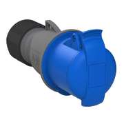 Електрически промишлен контакт ABB монофазен противовлажен мобилен  2P+E, 32 A, 44 IP, син, 232-C6 - product - 028 ABB1863