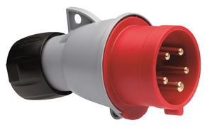 Щепсел промишлен ABB трифазен мобилен  16 A, 380-400 V, 3P+N+E, червен, 416-P6 - product - 028 ABB1874