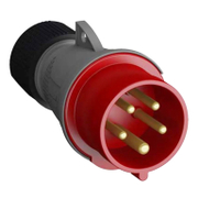 Щепсел промишлен ABB трифазен мобилен  32 A, 380-400 V, 3P+N+E, червен, 432-P6 - product - 028 ABB1873