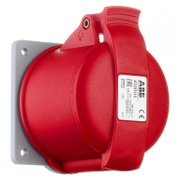 Електрически промишлен контакт ABB трифазен модулен панелен монтаж  3P+N+E, 16 A, 44 IP, червен, 416R6 - product - 028 ABB2024