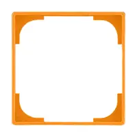Декоративна рамка ABB за ключове и контакти един модул  оранжева, Basic55