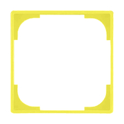 Декоративна рамка ABB за ключове и контакти един модул  жълта, Basic55 - product - 028 ABB2436