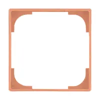 Декоративна рамка ABB за ключове и контакти един модул  праскова, Basic55