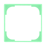 Декоративна рамка ABB за ключове и контакти един модул  фосфоресцираща, Basic55 - product - 028 ABB2438