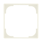Декоративна рамка ABB за ключове и контакти един модул  мътнобяла, Basic55 - product - 028 ABB2431