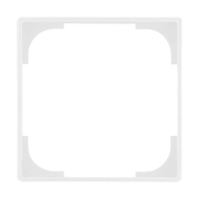 Декоративна рамка ABB за ключове и контакти един модул  бяла, Basic55 - product - 028 ABB2469