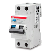 Дефектнотокова защита ABB с прекъсвач 1P+N  25 A, 30 mA, 6 kA, DSH201 C25 AC30 - product - 028 ABB3015