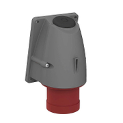 Щепсел промишлен ABB трифазен стационарен  32 A, 400 V, 3P+Е, червен, 332BS6 - product - 028 ABB3018