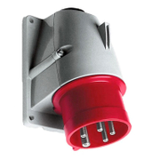 Щепсел промишлен ABB трифазен стационарен  16 A, 400 V, 3P+Е, червен, 316BS6 - product - 028 ABB3029