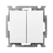 Електрически сериен ключ ABB скрит монтаж с монтажна рамка 10 A, бял, сх. 5, 2006/5 UC-94-507 - product - 028 ABB3133