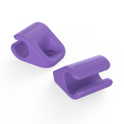 Скоба за монтаж на кабели Allocacoc самозалепваща се  20х25 мм, лилава, CableFix - product - 028 ALC 124