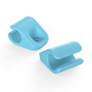 Скоба за монтаж на кабели Allocacoc самозалепваща се  20х25 мм, синя, CableFix - product - 028 ALC 120