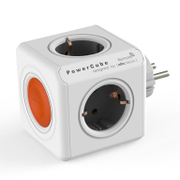 Разклонител електрически Allocacoc без кабел, с щепсел  бял, 4 гнезда, PowerCube Original - product - 028 ALC 145