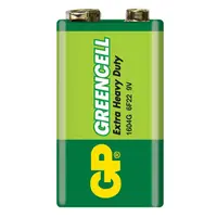 Батерия GP правоъгълна цинкова  9 V, Greencell GP 1604G