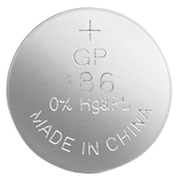 Батерия GP плоска алкална  1.5 V, LR43/186 - product - 028 ALK3947