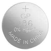 Батерия GP плоска алкална  1.5 V, LR43/186