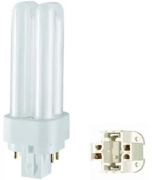 Луминeсцентна лампа Osram тръбна PL G24Q-3 енергоспестяваща  26 W, 4000 K, 230 V, Dulux D/E