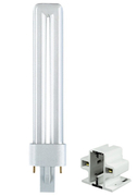Луминeсцентна лампа Osram тръбна PL G23 енергоспестяваща  11 W, 4000 K, 230 V, Dulux S - product - 028 AML2387