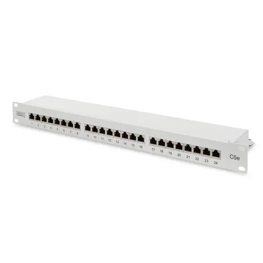 Панел за компютърен кабел Digitus  LAN женски, RJ45, DN-91524S