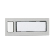 Звънчев бутон Balkanbit без светлинна индикация  24 V, 0.8 A, открит монтаж, бял - product - 028 BBT2477