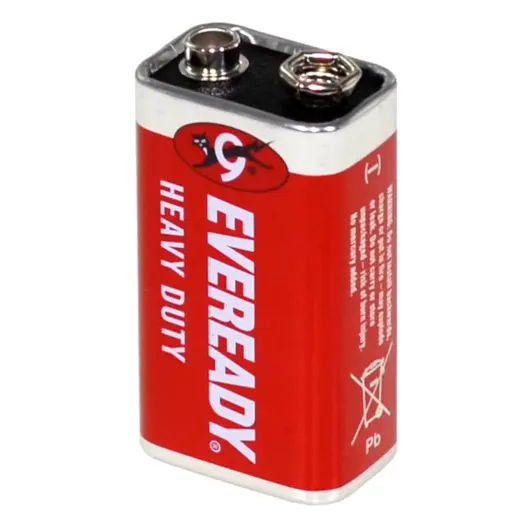 Батерия Energizer правоъгълна цинкова  9 V, Eveready HD
