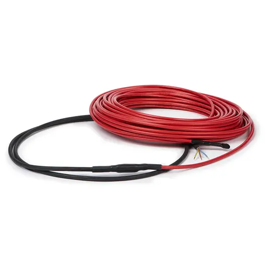 Кабел Devi за подово отопление двупроводен  1760 W, 180 м, 3x2.5 мм2, червен, DEVIflex 10T