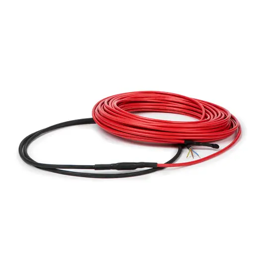 Кабел Devi за подово отопление двупроводен 2420 W, 131 м, 3x2.50 мм2, червен, DEVIflex 18T