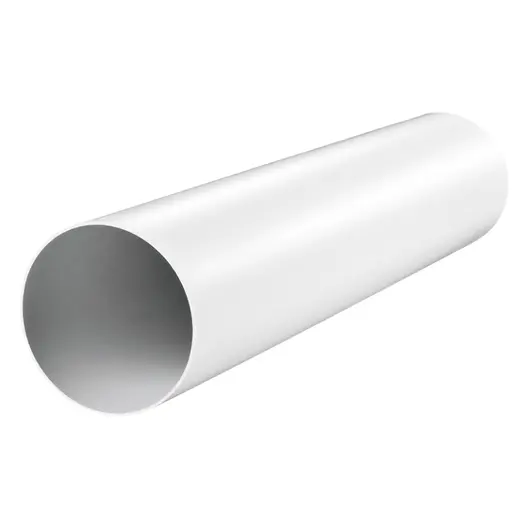 Въздуховод Vents PVC кръгъл за вентилационна система ф 150x500 мм, бял, 3005