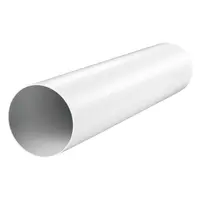 Въздуховод Vents PVC кръгъл за вентилационна система ф 150x1500 мм, бял, 3015