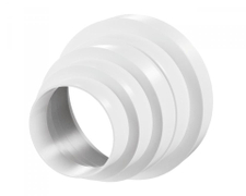 Преход Vents за PVC въздуховод  ф 80/150 мм, бял - product - 028 DTR2871