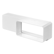 Преход Vents за PVC въздуховод  204x60/110x55 мм, бял - product - 028 DTR3176