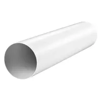 Въздуховод Vents PVC кръгъл за вентилационна система ф 100х500 мм, бял