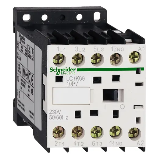 Контактор Schneider Electric променливотоков  3P (3 NO), 1 NO, 380 V, 16 A, TeSys K