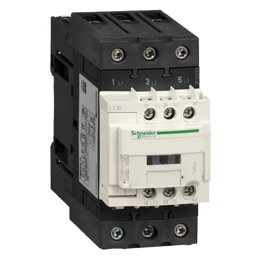 Контактор Schneider Electric променливотоков  3P (3 NO), 1 NO+1 NC, 42 V, 40 A, TeSys D