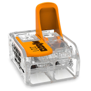 Клема Wago разклонителна  0.5-6 мм2, прозрачна, 41 A, 2 гнезда, Compact - product - 028 ELM4442