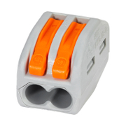 Клема Wago разклонителна  0.08-4 мм2, сива, 32 A, 2 гнезда - product - 028 ELM4456