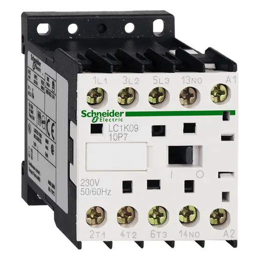Контактор Schneider Electric променливотоков  3P (3 NO), 1 NC, 220 V, 16 A, TeSys K