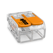 Клема Wago разклонителна  0.2-4 мм2, прозрачна, 32 A, 2 гнезда, Compact - product - 028 ELM4662